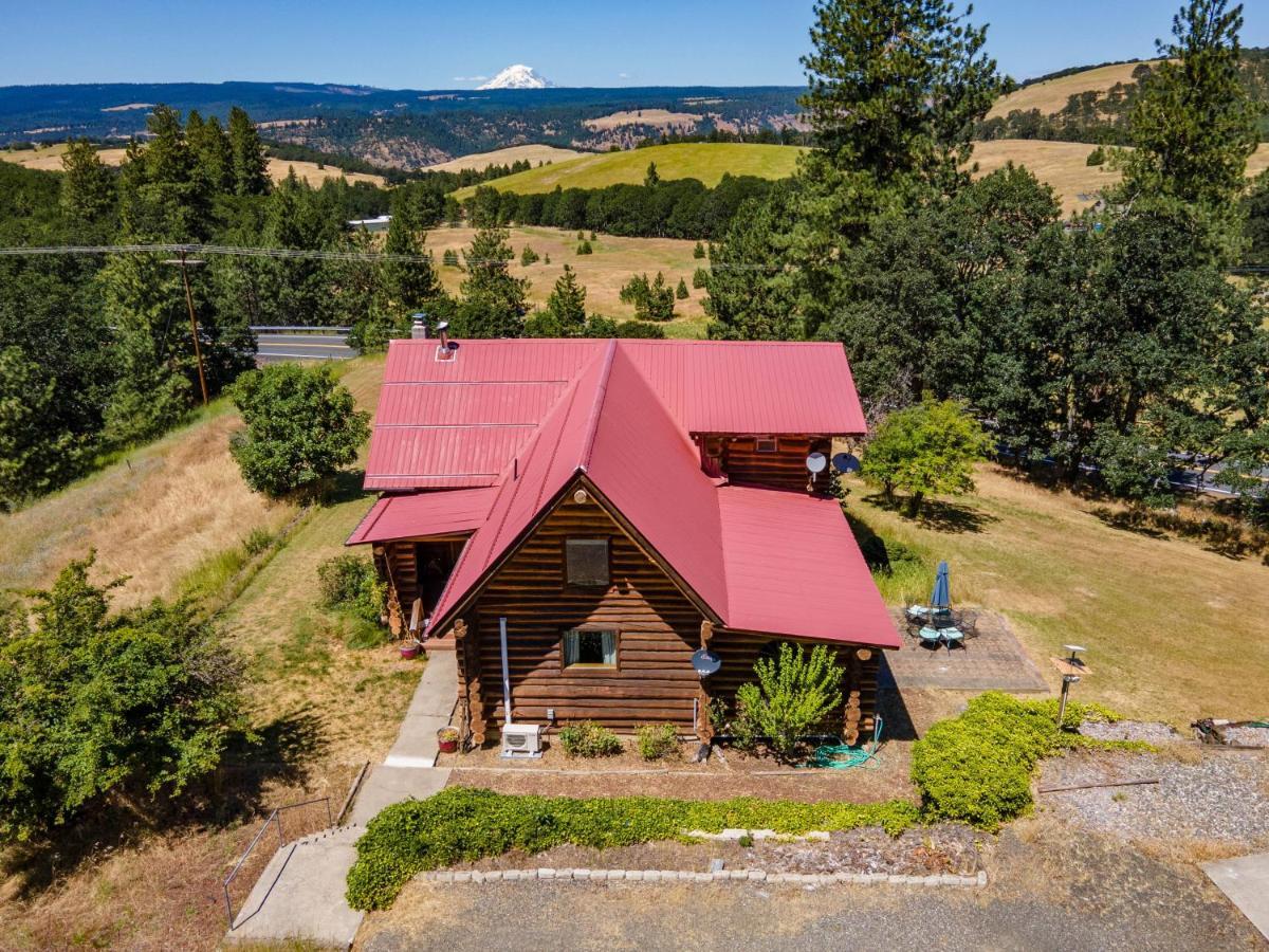 Rowland Log Cabin Home Lyle Exterior photo
